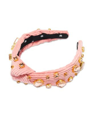 Slim Corduroy & Crystal Knotted Headband | Bloomingdale's (US)