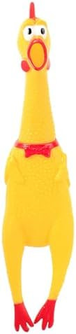 POPLAY Screaming Chicken, Squeaky Chicken Dog Toys Prank Novelty Toys for Kids Adults | Amazon (US)