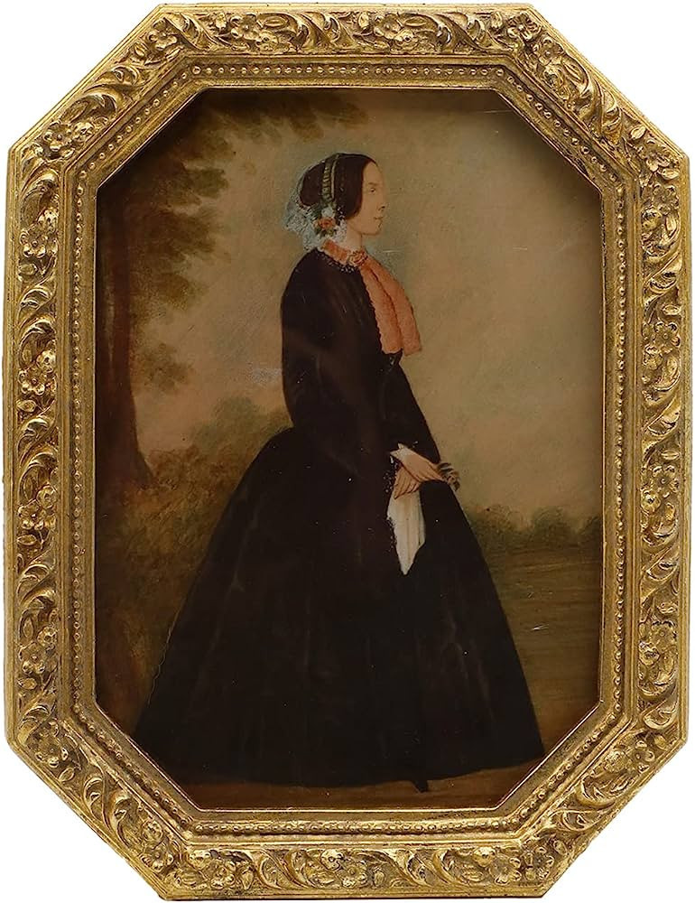 YULINK 5x7 Vintage Picture Frame, Antique Ornate Gold Octagon Photo Frame, for Tabletop and Wall ... | Amazon (US)