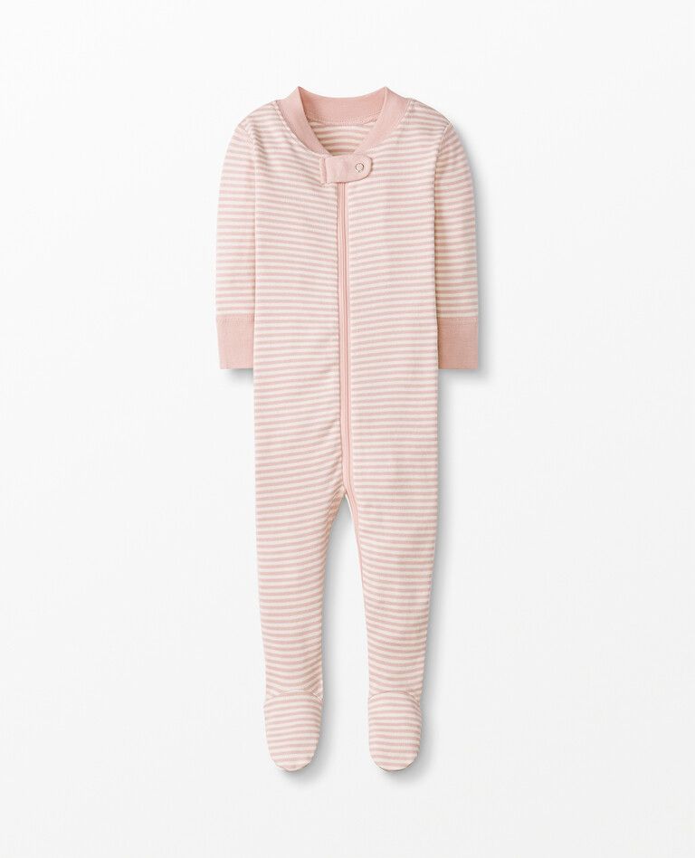 Baby Zip Footed Sleeper In Organic Cotton | Hanna Andersson