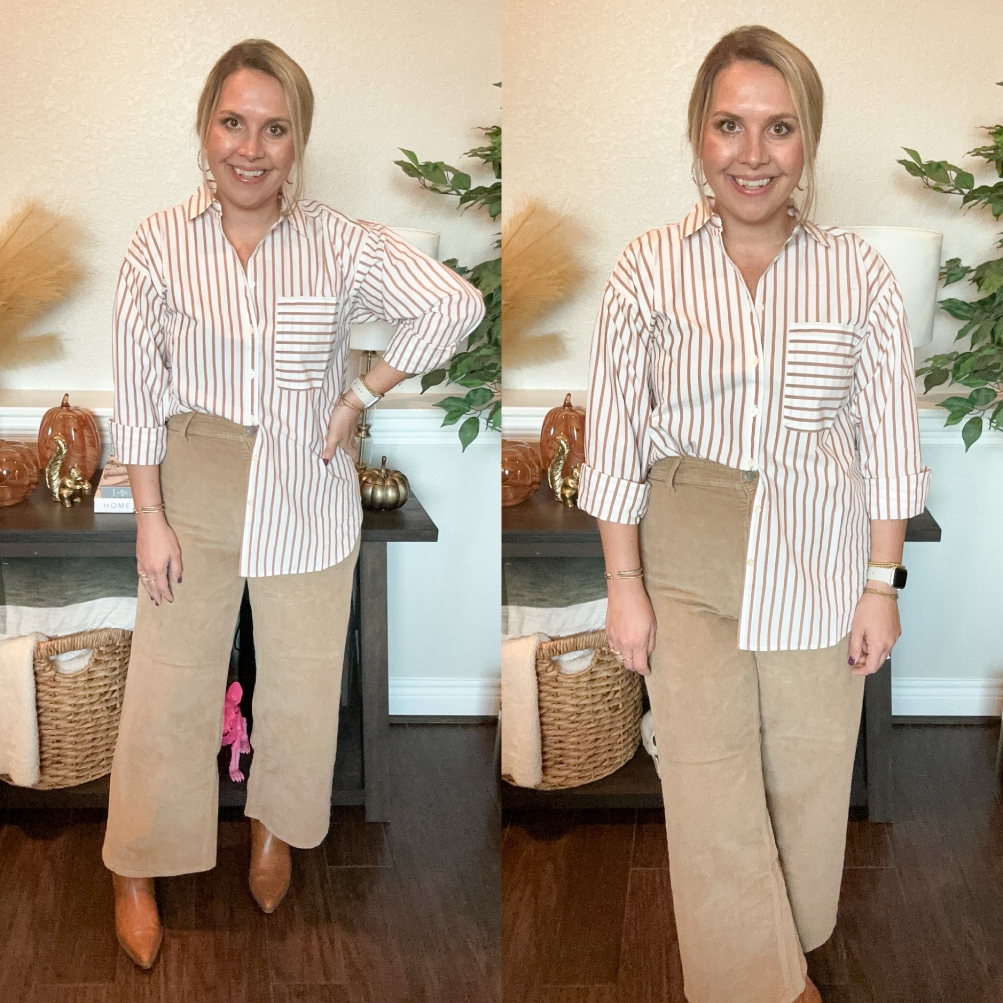 Everything at Loft is 50% off, plus a few of the pieces have an extra 15% off on top!! I’m wearing a size small in this button down! 

Fall outfit, fall fashion, work outfit, jeans, Loft