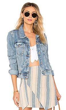 Free People Rumors Denim Jacket in Indigo Blue from Revolve.com | Revolve Clothing (Global)