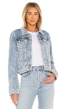 Free People Rumors Denim Jacket in Indigo Blue from Revolve.com | Revolve Clothing (Global)