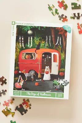 New York Puzzle Company The Dogs of Halloween Puzzle | Anthropologie (US)