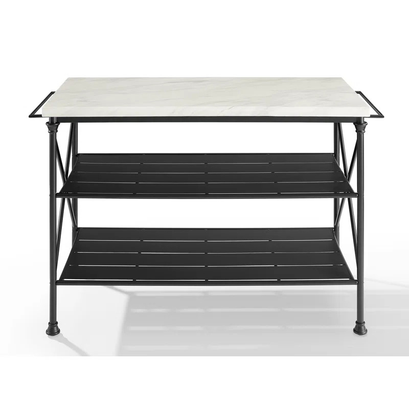 Briallen Kitchen Island with Manufactured Wood Top | Wayfair North America