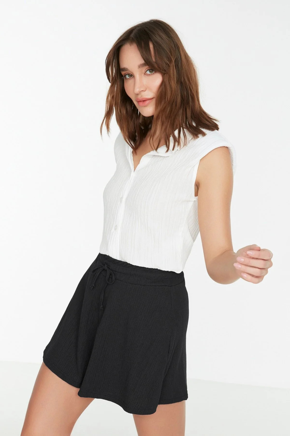Shorts - Dunkelblau - Mittlerer Bund | Trendyol DE