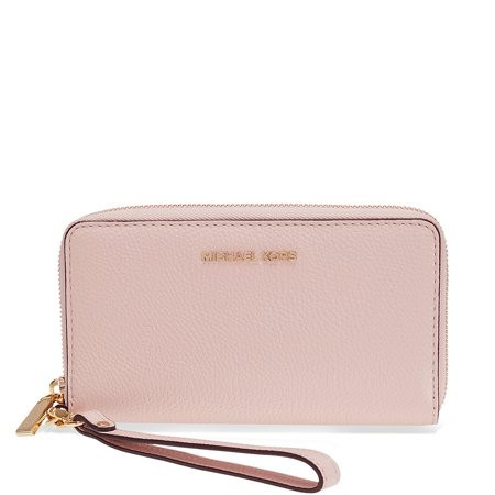 Michael Kors Large Flat Mercer Wristlet- Soft Pink | Walmart (US)