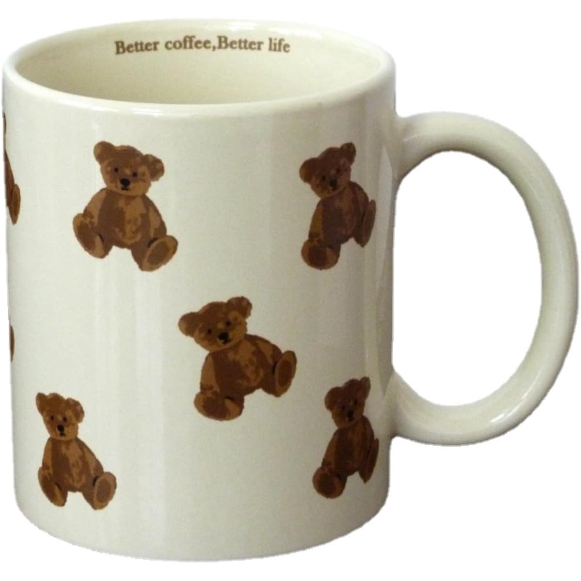 Cute Retro Cartoon Bear Mug Ceramic Coffee Cup Water Cup 350ml/12oz Fun Novelty Gift Suitable for... | Walmart (US)