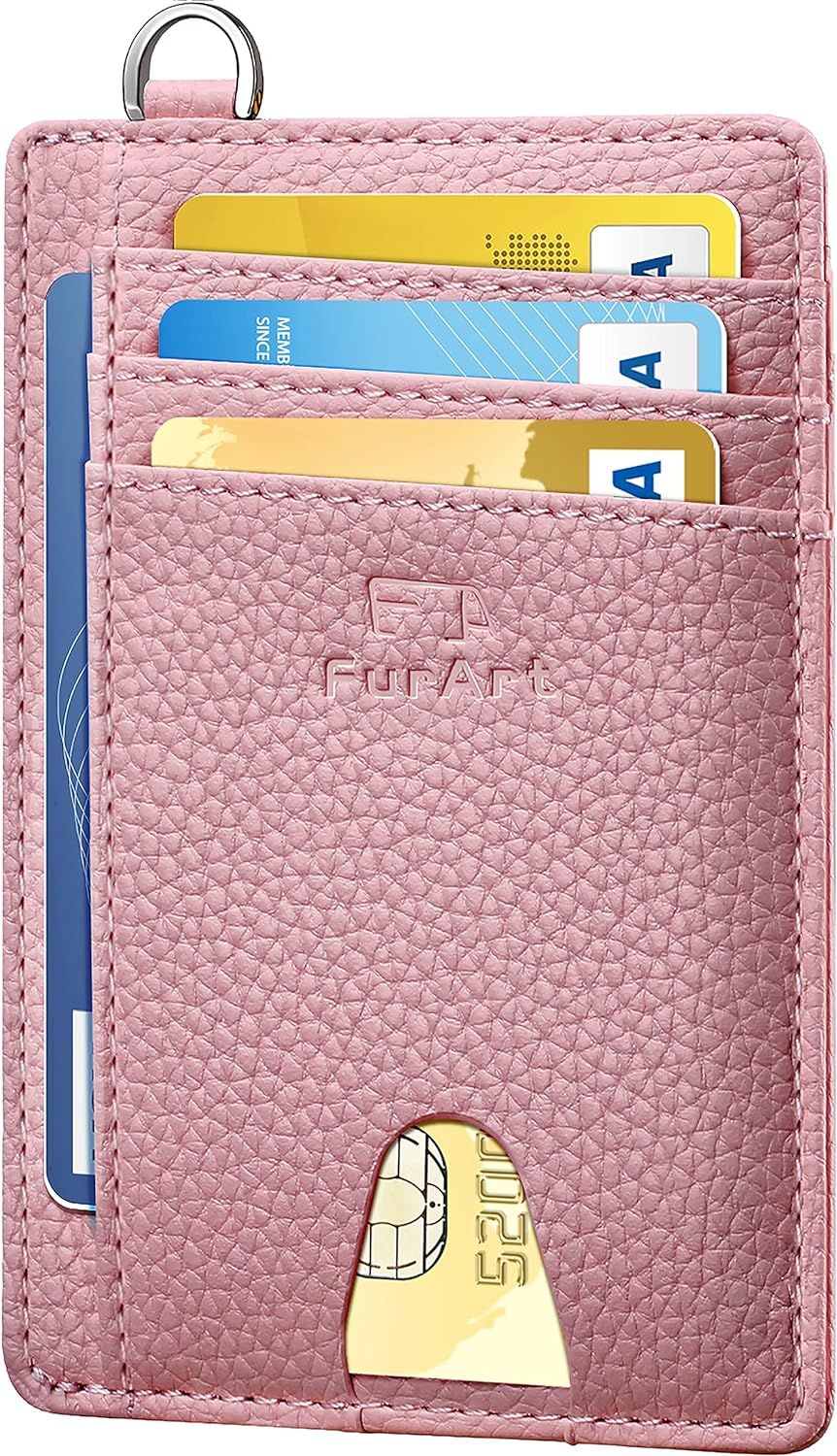 Amazon.com: FurArt Slim Minimalist Wallet, Front Pocket Wallets, RFID Blocking, Credit Card Holde... | Amazon (US)