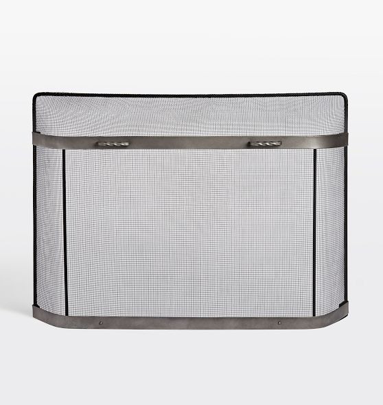 Forged Iron Fireplace Screen | Rejuvenation