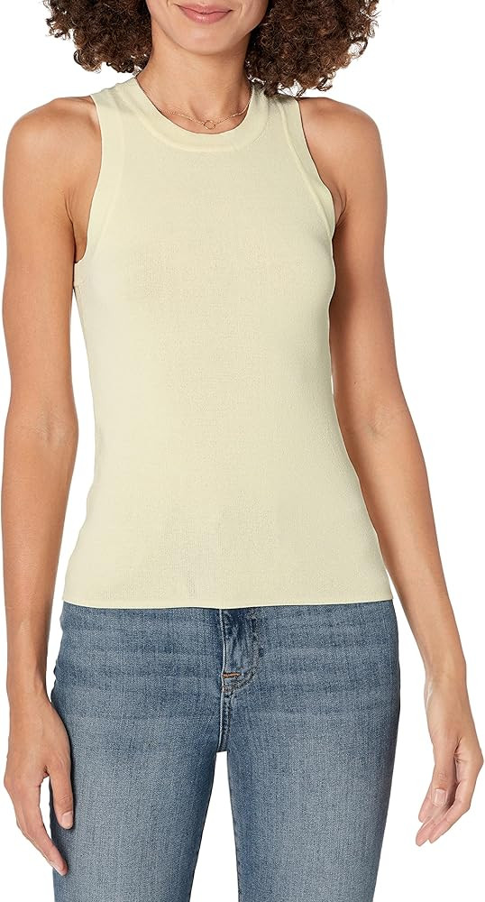 The Drop Women's Gina Fitted Sleeveless High-Neck Cut-In Sweater Tank | Amazon (US)