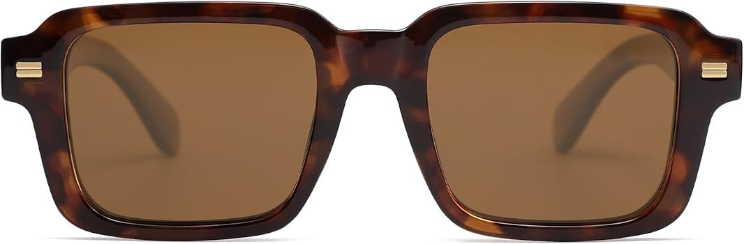 SOJOS Big Trendy Square Polarized Sunglasses Womens Mens, Retro Large Chunky Oversized Rectangle ... | Amazon (US)