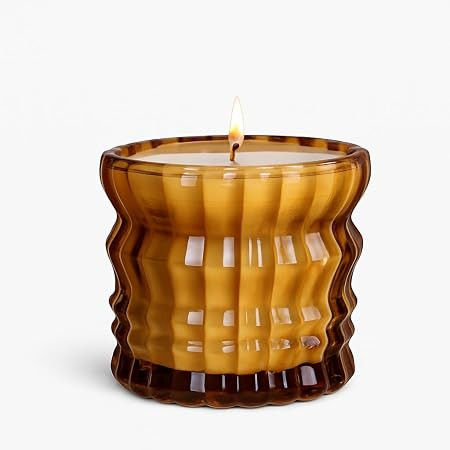 Auden Lueur Willow Scented Candle, 8 oz Luxury Non-Toxic Candle with Floral, Citrus, Woody & Resinous Notes, 50+ Hour Burn Time, Stress Relief Home Fragrance, Vegan Candle Gift in Textured Glass | Amazon (US)