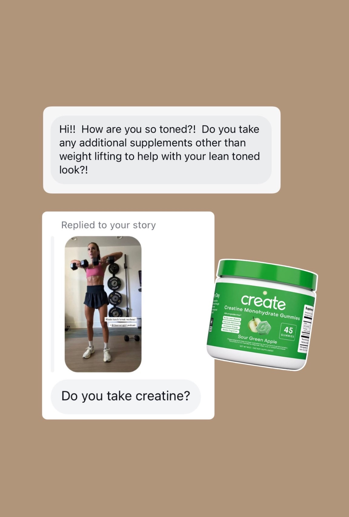 love this creatine gummy! so essential for building muscle, cognitive health and more! 

#LTKFindsUnder50 #LTKActive