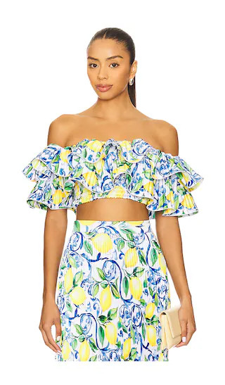 x REVOLVE Debut Top in Granita Limone | Revolve Clothing (Global)