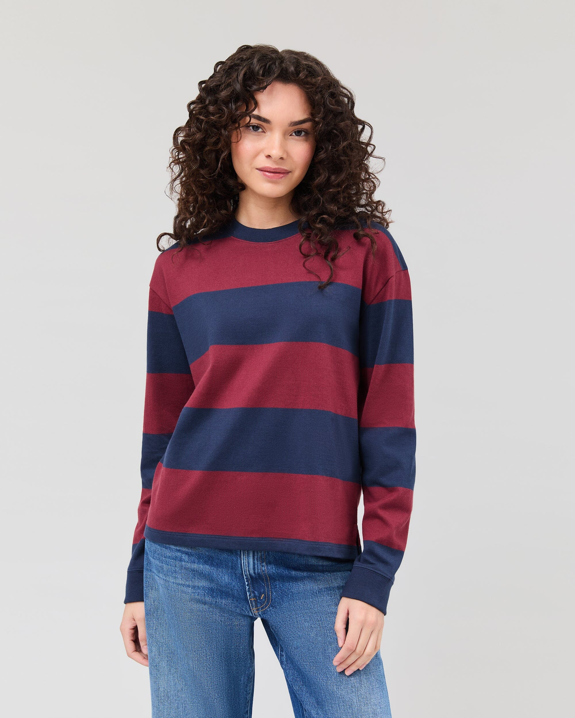 Women's Rugby Pullover | Richer Poorer | Andie Swim