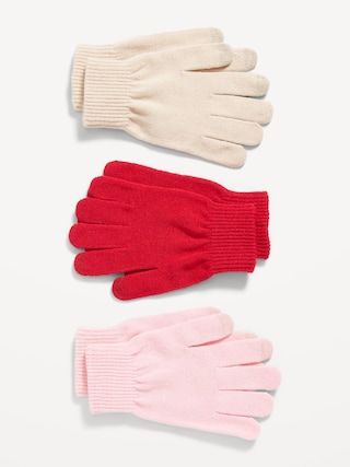 Text-Friendly Gloves 3-Pack for Women | Old Navy (CA)