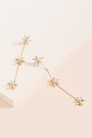 Kimberly Glass Floral Drop Earrings - francesca's | Francesca's