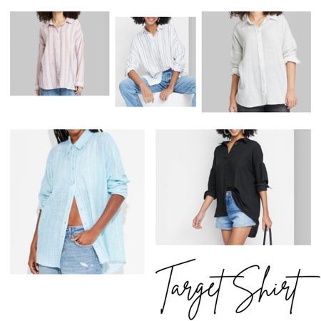 Perfect Target Women's Long Sleeve Oversized Button-Down Shirt!

#LTKfindsunder50 #LTKstyletip