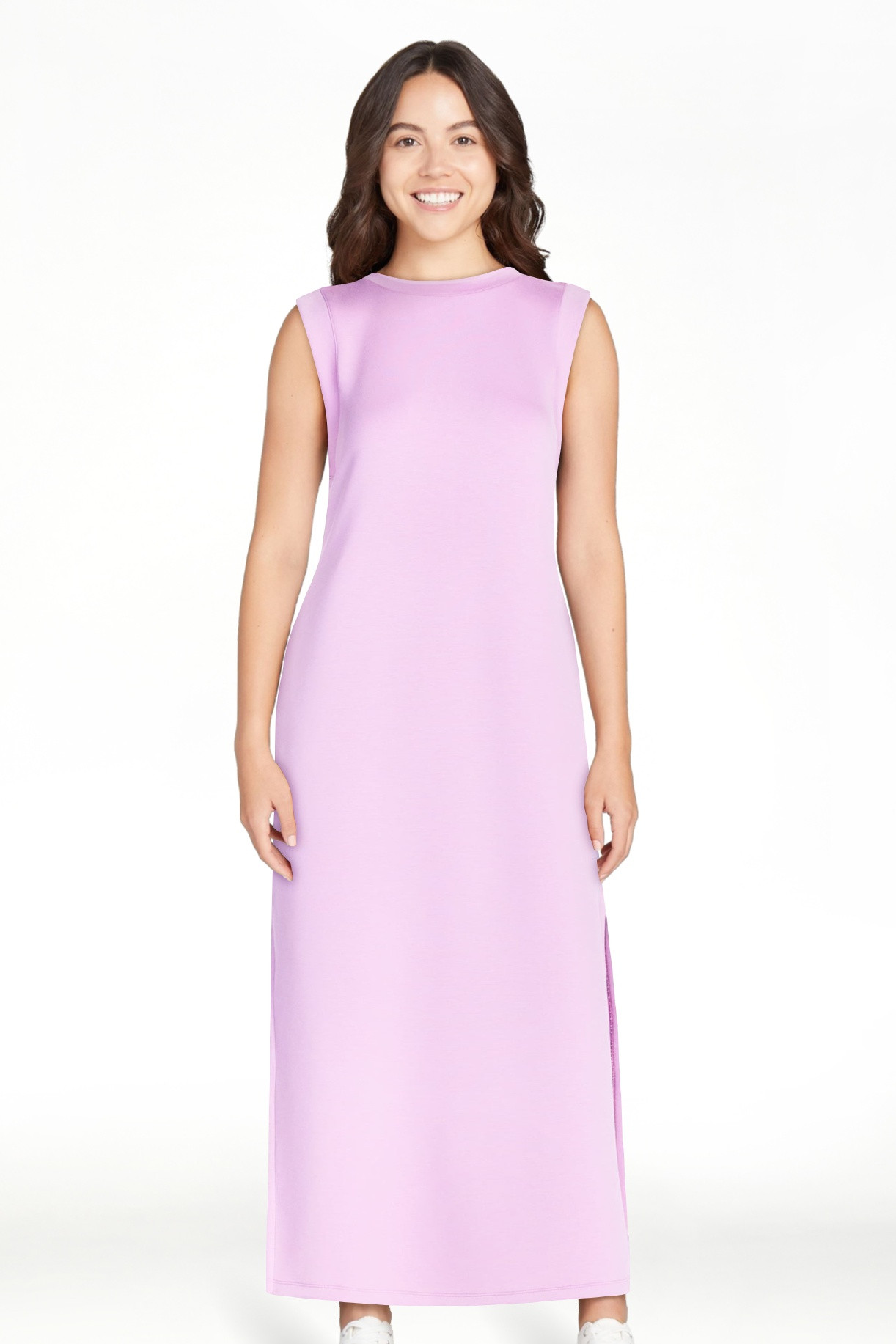 Scoop Women's and Women's Plus Scubaknit Sleeveless Maxi Dress, Sizes XS-4X | Walmart (US)