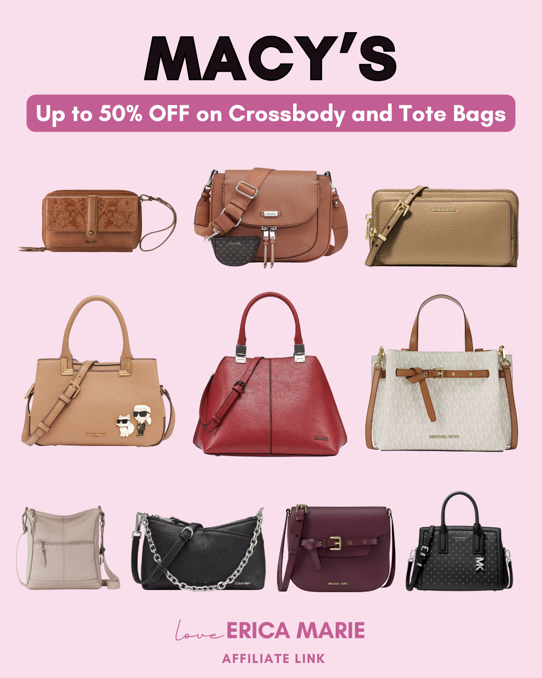 Crossbody and tote bags up to 50% off at Macy’s. Easy to style, practical, and great for gifting too. 

 #LTKgrwm #LTKootd #LTKSaleAlert