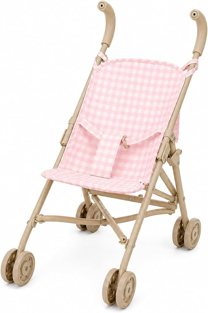 Doll Stroller – Neutral Color Lightweight & Foldable Doll Stroller - Baby Doll Stroller for Kid... | Amazon (US)