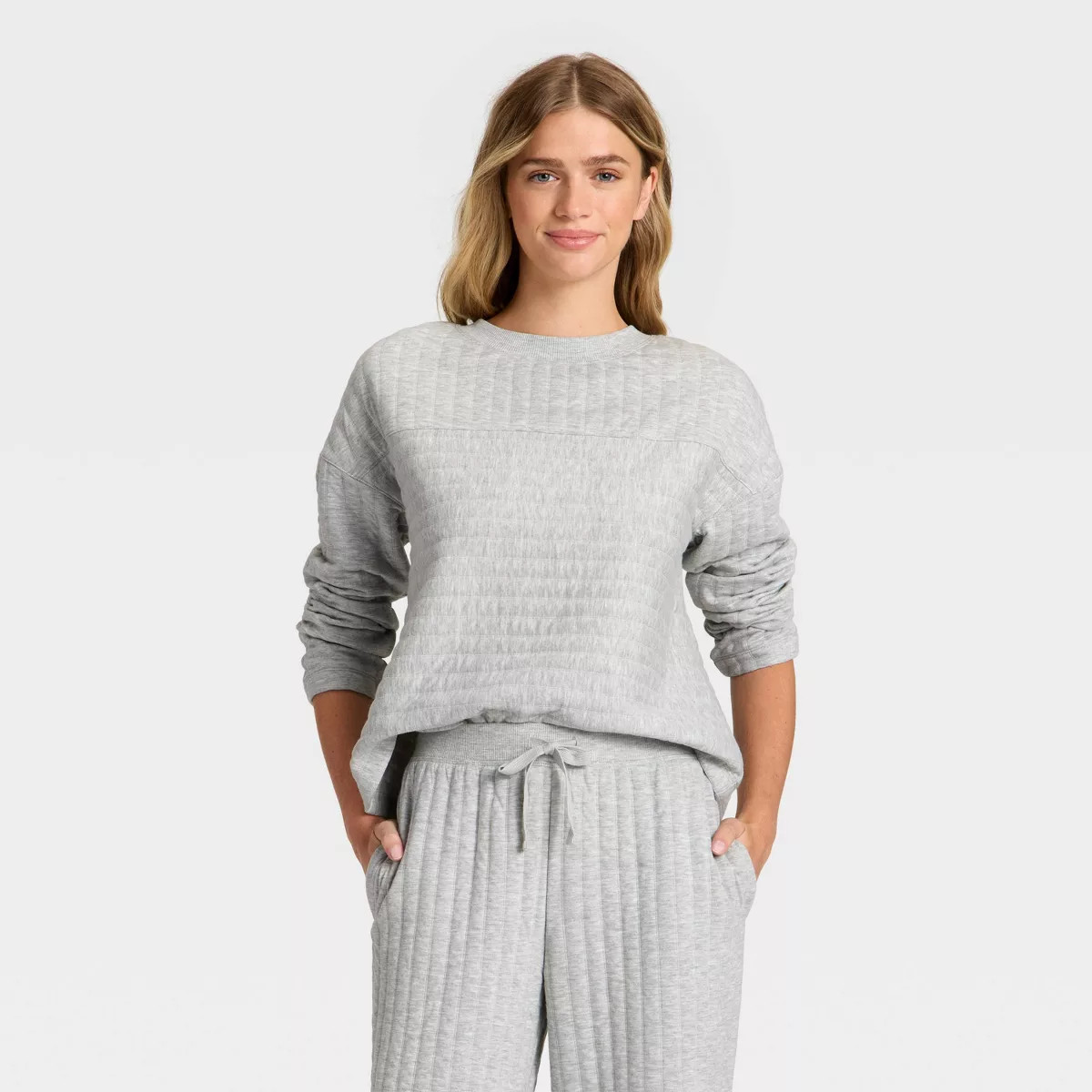 Women's Quilted Lounge Sweatshirt - Auden™ | Target