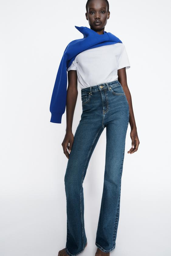Z1975 FLARED HIGH-WAIST JEANS | Zara UK