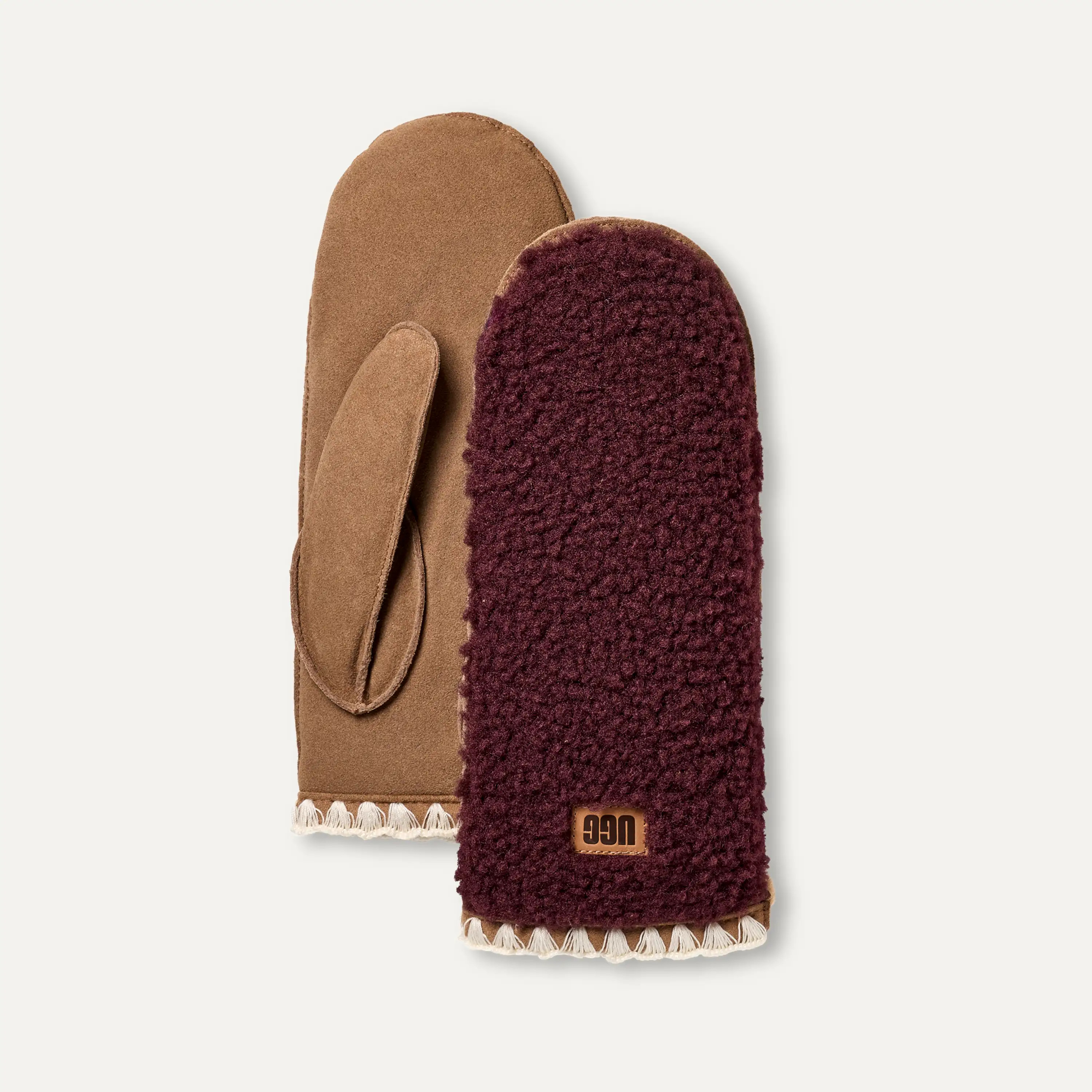 UGG® UGGfluff Scalloped Mitten for Women | UGG® UK | UGG (UK)