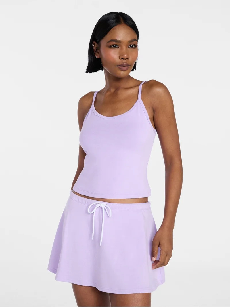 No Boundaries Cozy Sleep Skort, Women's XXS-3X | Walmart (US)