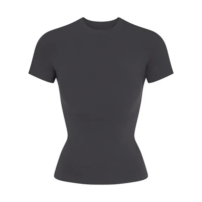 SKIMS T-Shirt | Black | Large | Cotton Jersey | SKIMS (US)