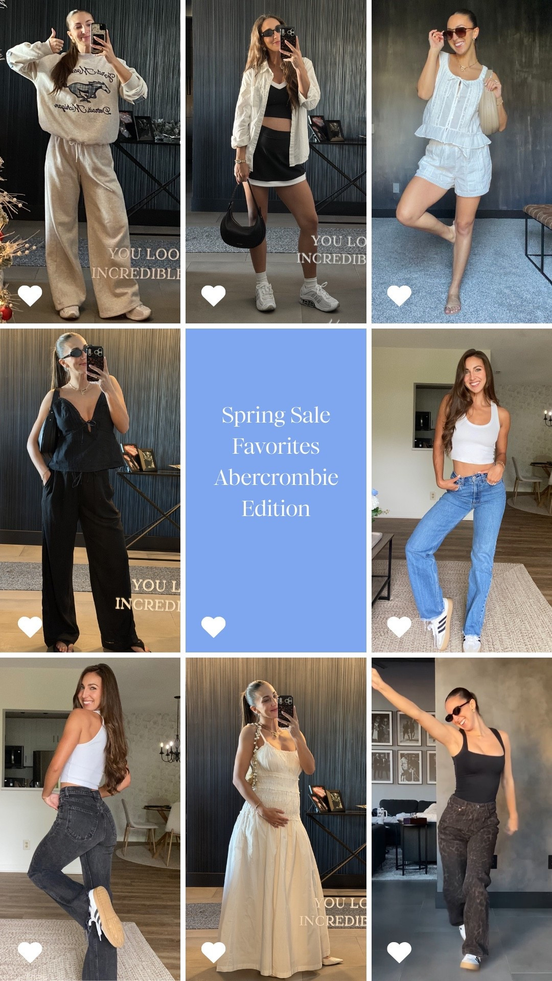 Copy the code for 25% off!! Here are some of my favorites from Abercrombie. Love these basics and spring finds. Abercrombie denim is my favorite!!! They last so long and are amazing quality! 

#LTKSaleAlert #LTKSpringSale #LTKootd