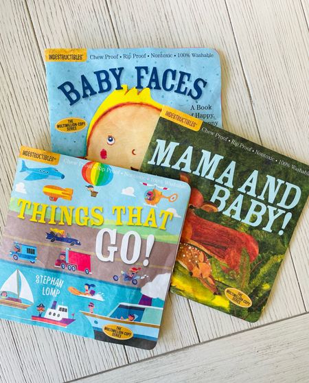 Indestructible baby books 📚 perrrfect for babies learning their fine motor skills.. they can crumble these pages up in their adorable little fists without even tearing a page. They can also chew and slobber on this book and you CAN WASH IT 😱🧼

Baby registry, nursery

#LTKbaby #LTKkids #LTKbump