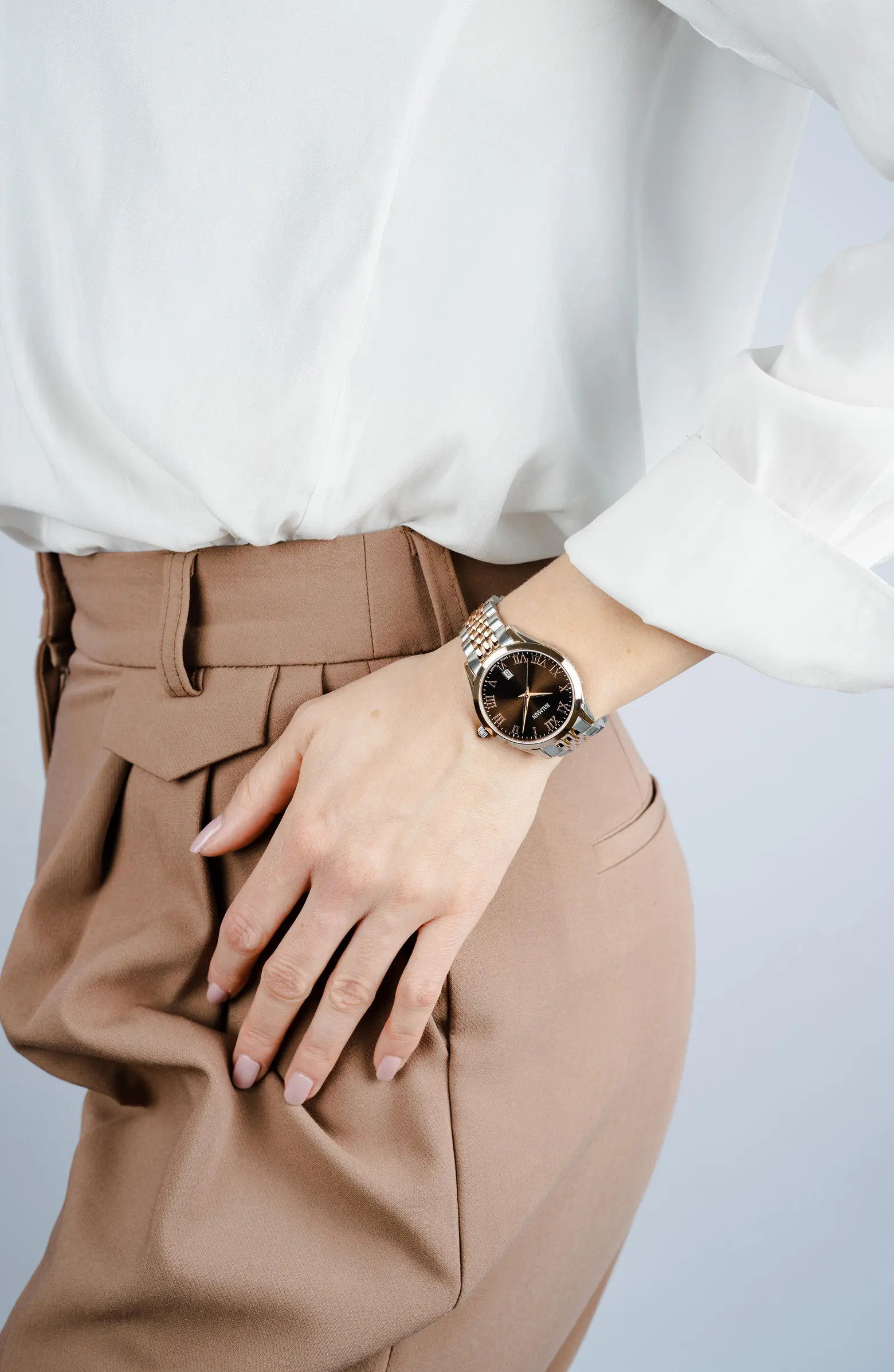 Classic R Two-Tone Bracelet Watch, 34mm | Nordstrom