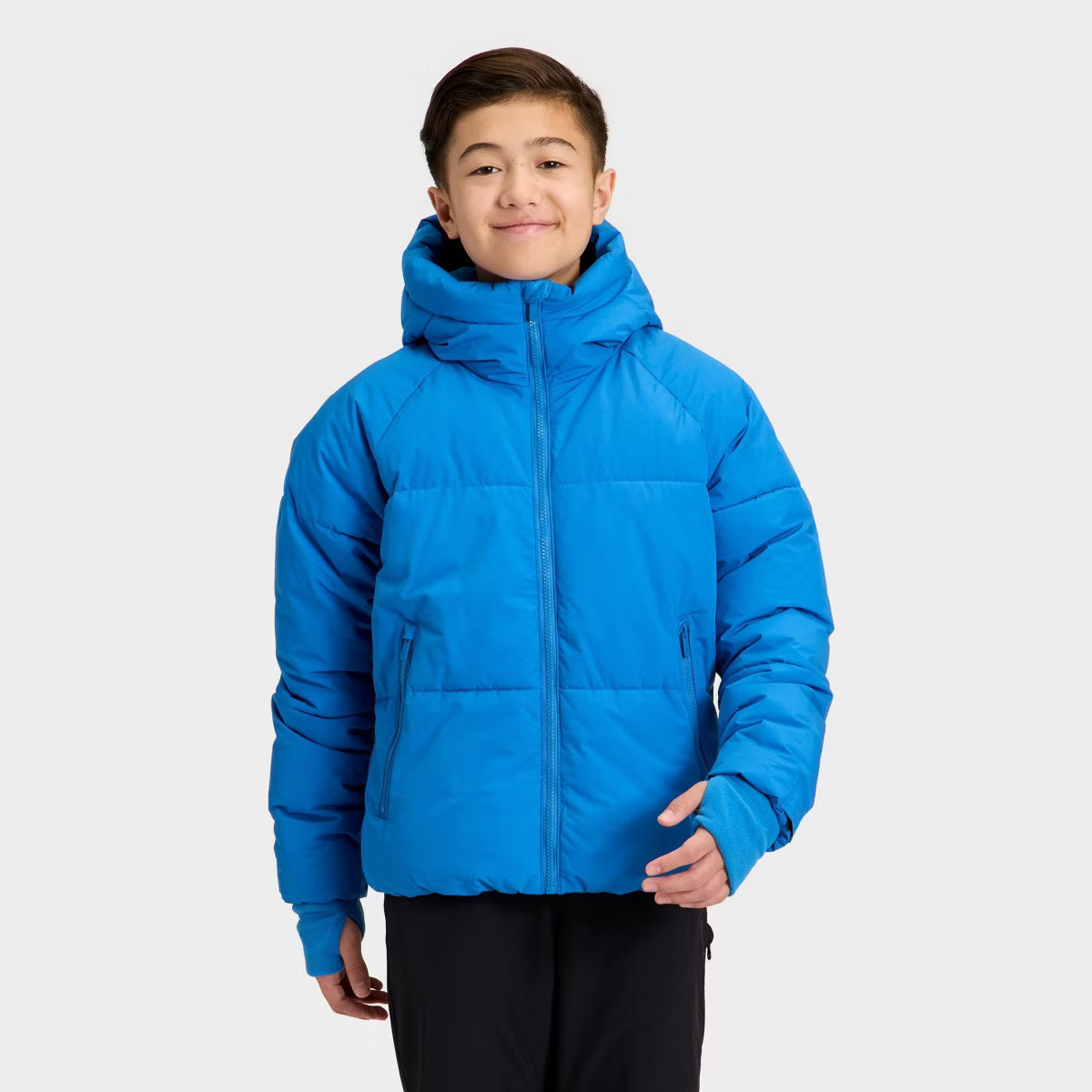 Boys' Puffer Hooded Jacket - All In Motion™ | Target