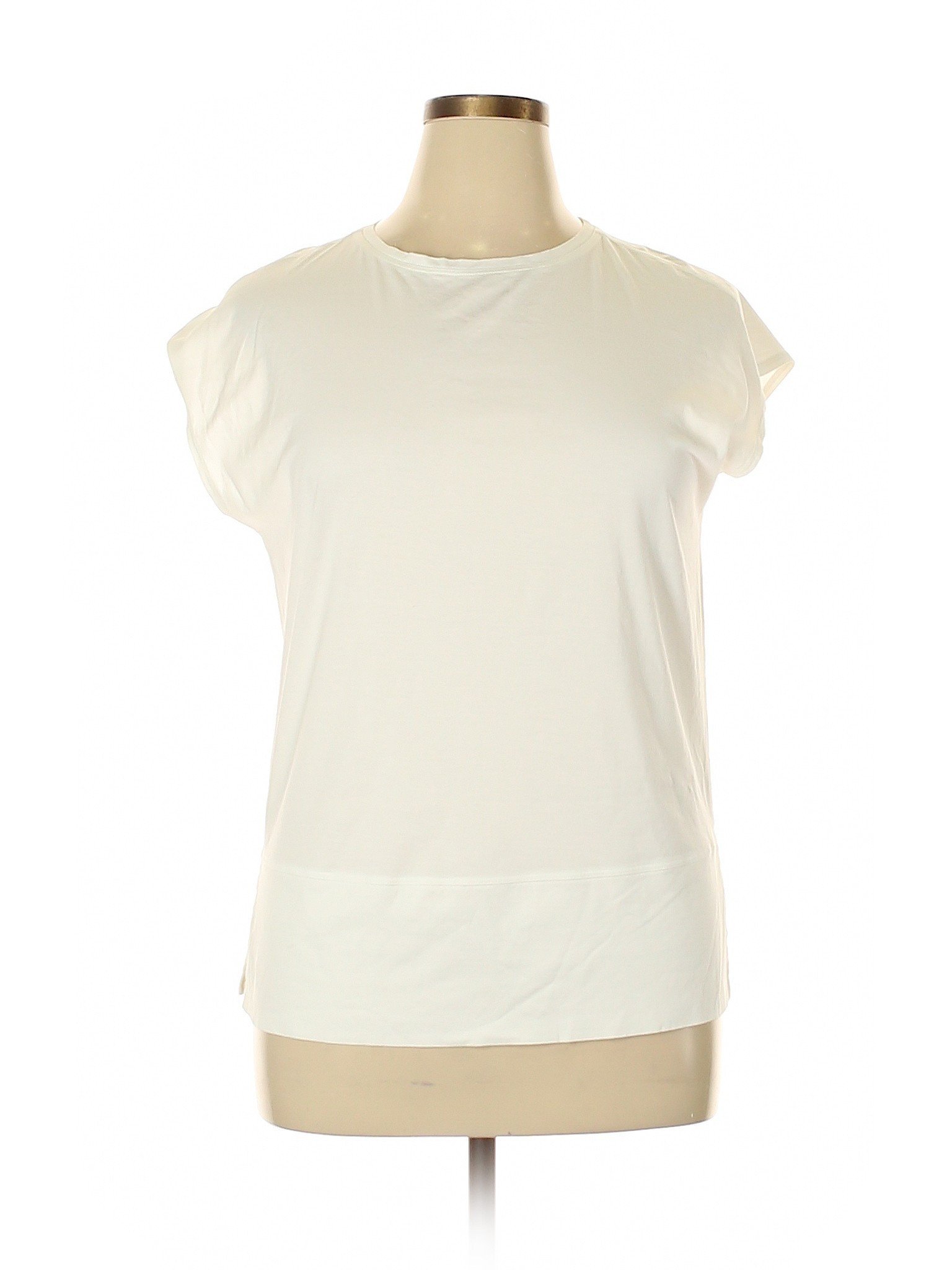 Lululemon Athletica Active T Shirt Size 12: White Women's Activewear - 45859990 | thredUP