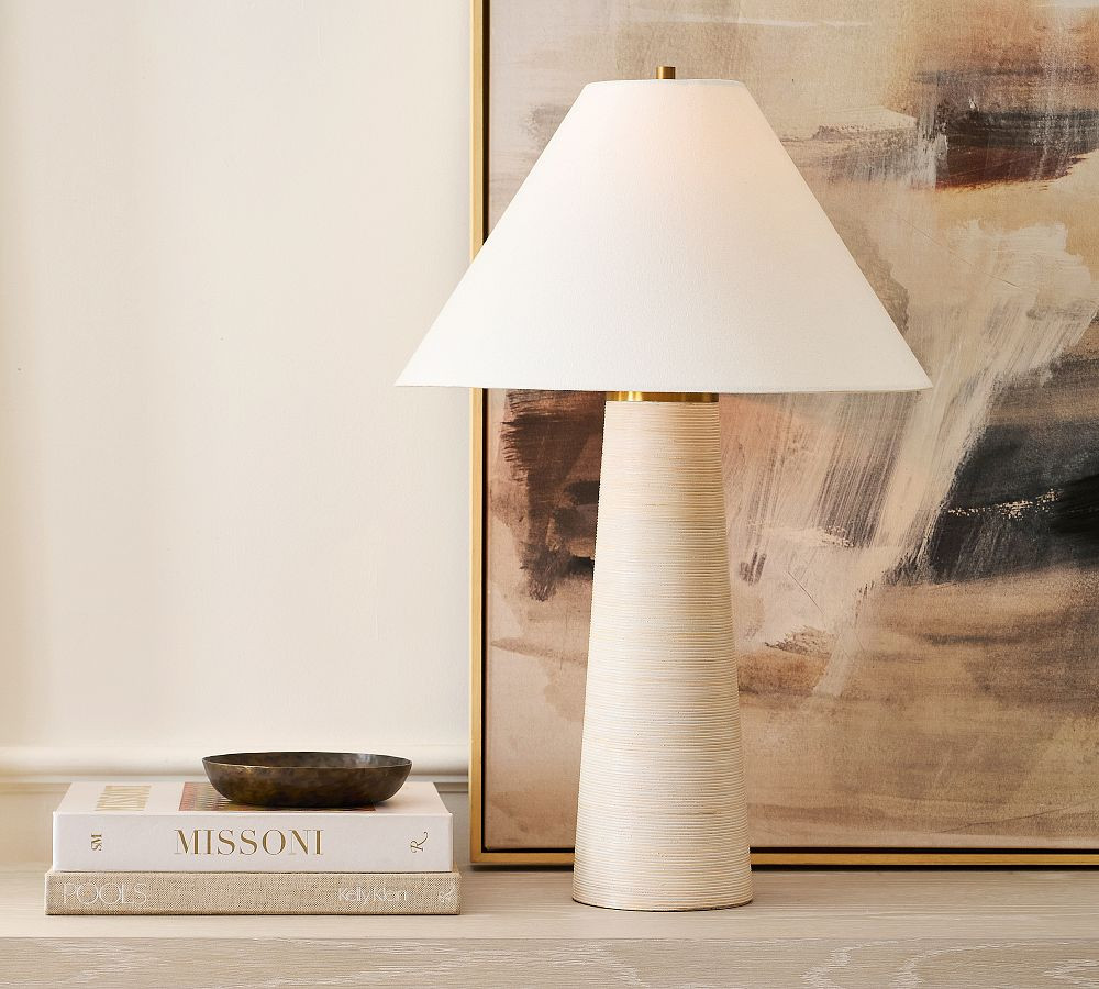 Harbor Rattan Table Lamp (22") | Pottery Barn (US)