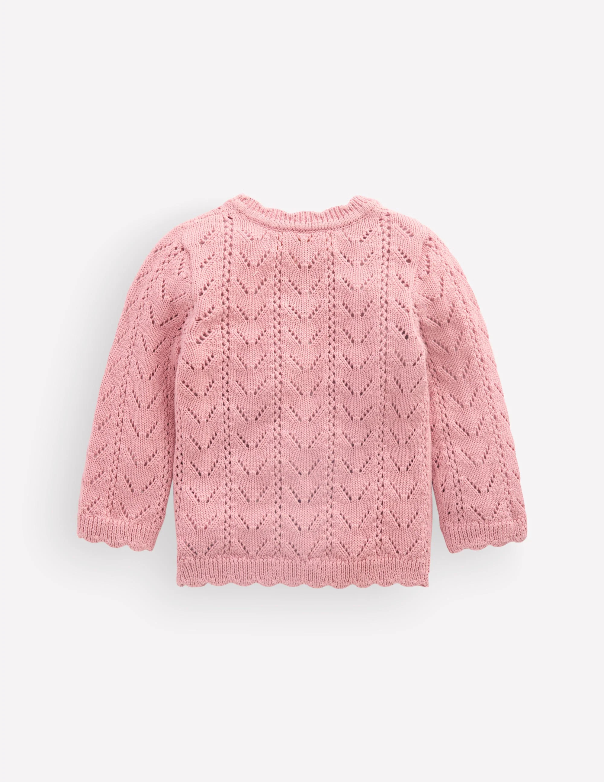 Embroidered Cotton Cardigan-Vintage Pink Mini Embroidered | Boden (US)