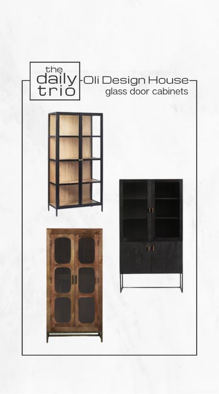 The daily trio

Glass door cabinets

Black glass door cabinet, black bar cabinet, wood cabinet with glass doors, glass door cabinet with black legs

#LTKhome #LTKstyletip #LTKFind
