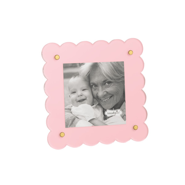 Mini Pink Square Frame | Mud Pie