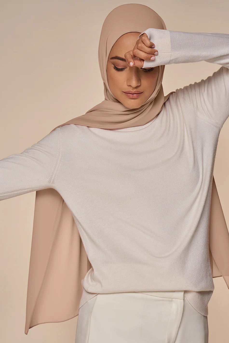 Everyday Chiffon Hijab - Blush | Haute Hijab