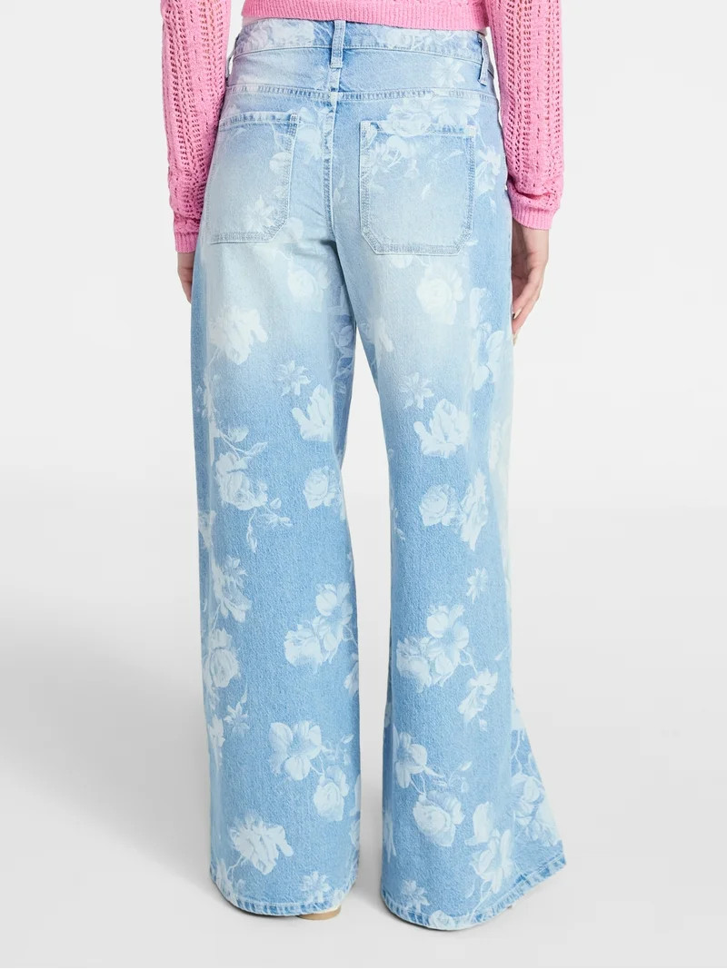 No Boundaries Extra Baggy Jeans, 32" Inseam, Women's 00-18 | Walmart (US)