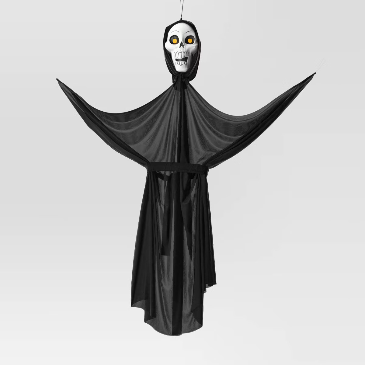 65" Black Light Responsive Ghoul Halloween Decorative Prop Black - Hyde & EEK! Boutique™ | Target