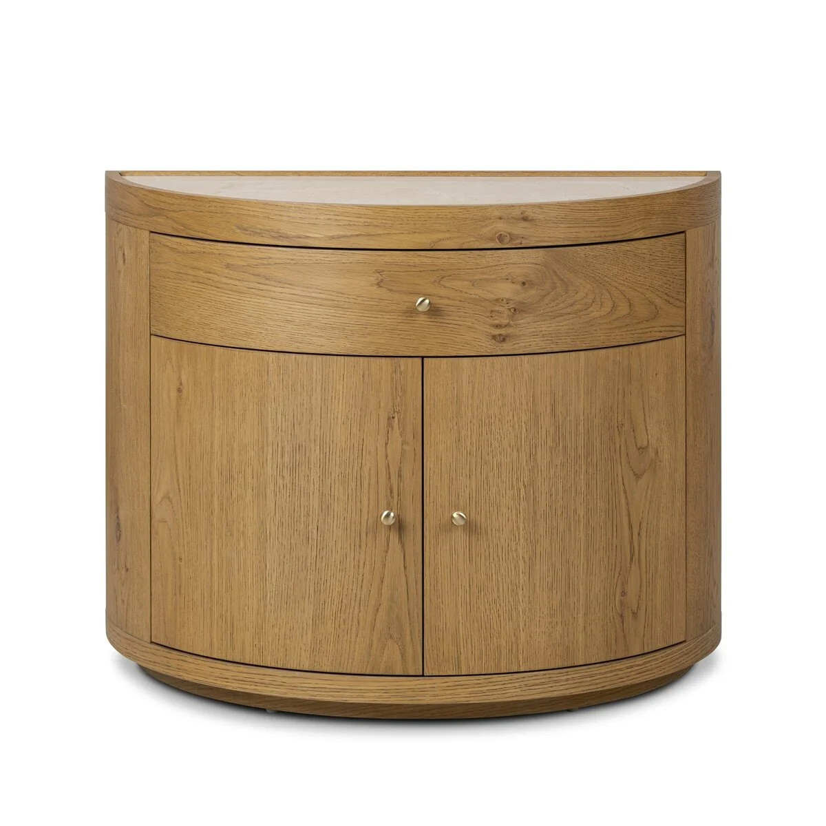 Ashton Nightstand - Cream Marble | Outrageous Interiors + Design