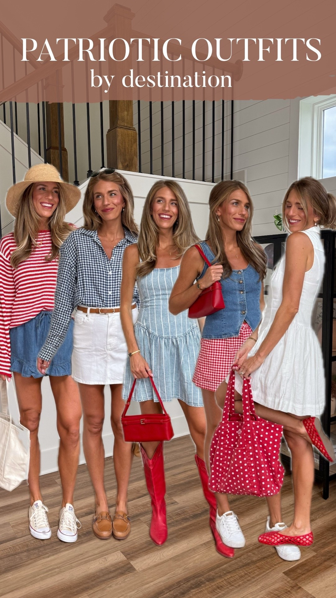 Patriotic outfits that aren’t cheesy and effortless. Loving all of the options from @gapstyle and that they come in tall + petite sizes. 
Wearing small tall in all gap
Medium in striped sweater
Small in denim drawstring shorts and vest 



July 4th outfits, Memorial Day weekend outfits, summer outfit ideas

#LTKSeasonal
