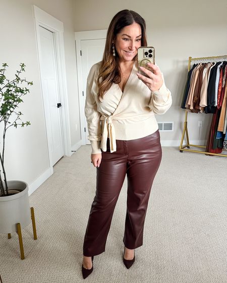 Fall Outfit from Express

Fit tips: Sweater L, tts // Pants 14 S, size up for a comfortable fit

Fall fashion  Faux leather pants  Sweater  Neutrals  Cold weather outfit

#LTKSeasonal #LTKmidsize #LTKstyletip