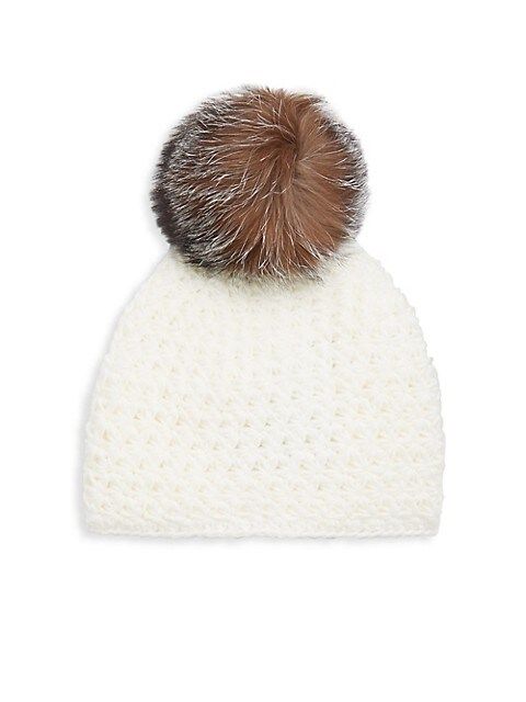 Fox Fur Pom-Pom Hat | Saks Fifth Avenue OFF 5TH