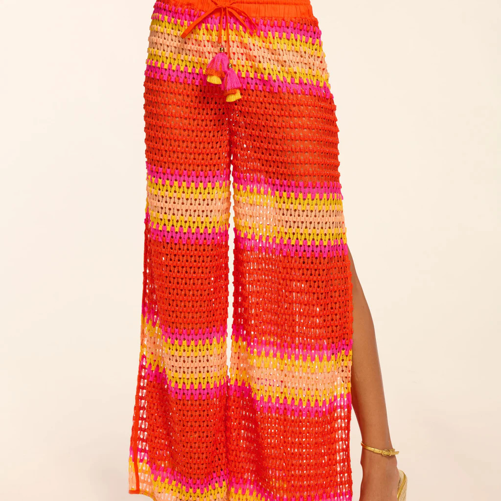 Larsa Crochet Wide Leg Coverup Pant | Ramy Brook