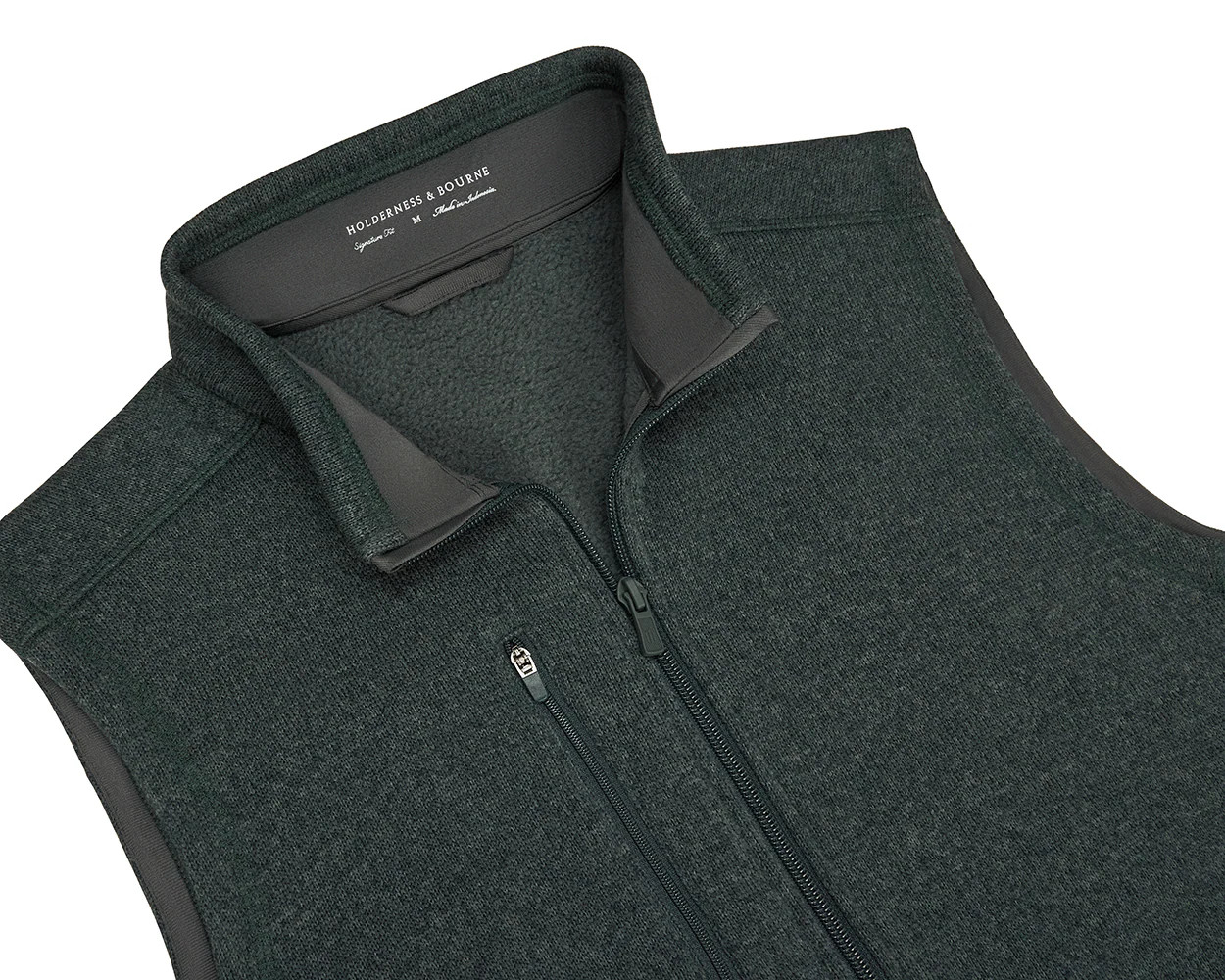 The Ashby Vest: Heathered Ivy | Holderness & Bourne