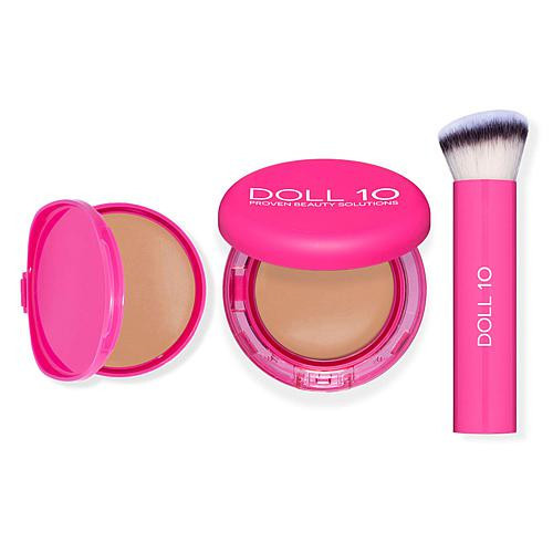 Doll 10 Peptide Bounce Balm with Brush & Refill - Light/Medium AS® | HSN